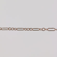 Load image into Gallery viewer, Marlee Permanent Jewelry Chain, Cable Paperclip Design, Long and Short Links, Available in Gold Options and Silver
