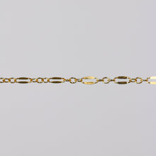 Load image into Gallery viewer, Bryce Permanent Jewelry Chain, Dapped Oval Design, Small Round Links, Available in Gold Filled and Silver
