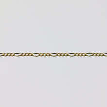 Load image into Gallery viewer, Charlie Permanent Jewelry Chain, Figaro Design, Lie Flat Links, Available in Gold Options and Sterling Silver