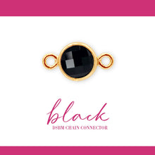 Load image into Gallery viewer, Birthstone Connectors | 4mm | 14K Gold Filled Yellow