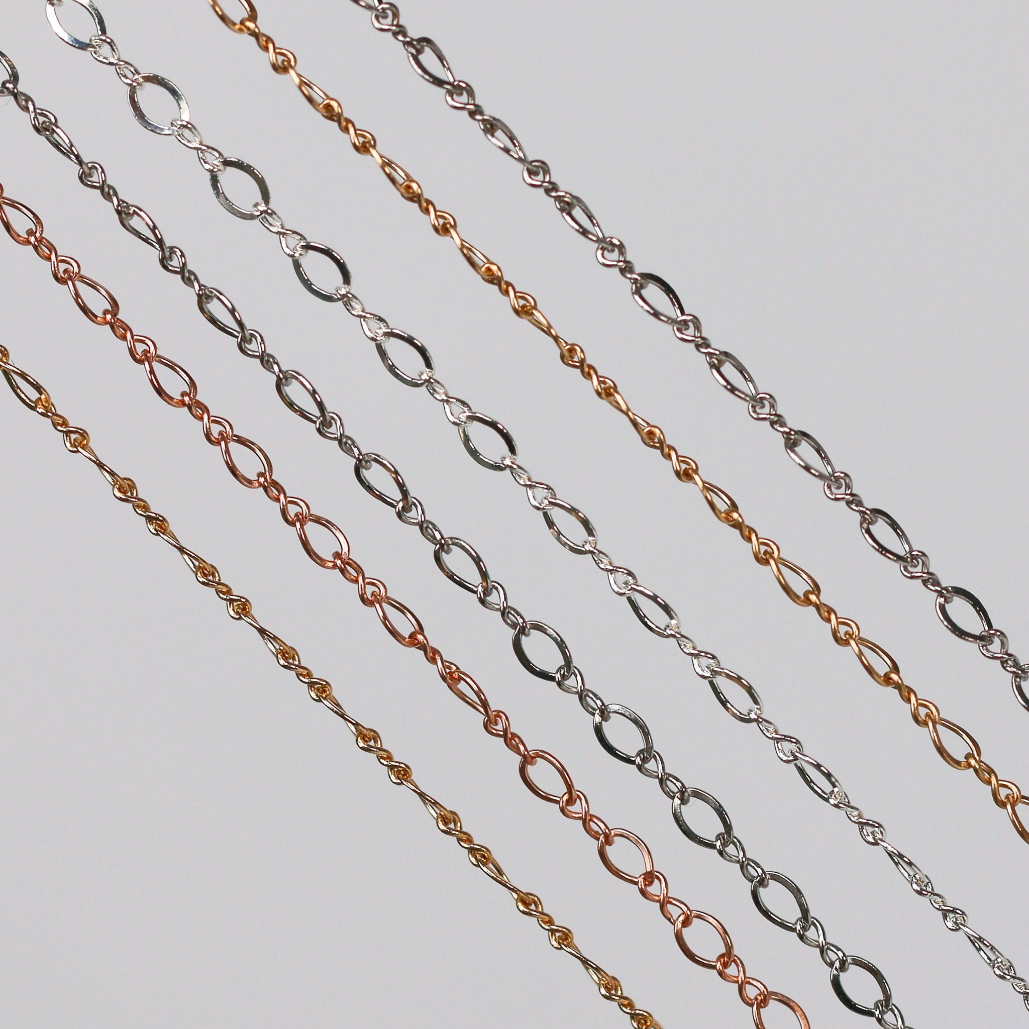 Grace Permanent Jewelry Chain, Figure 8 Design, Figure 8 Links, Availa ...