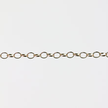 Load image into Gallery viewer, Lucy Permanent Jewelry Chain, Belcher Design, Round Links, Available in Gold Options and Silver