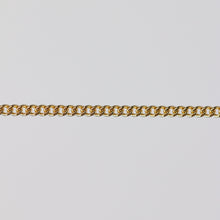 Load image into Gallery viewer, Maria Permanent Jewelry Chain, Curb Chain Design, Flat Lay Links, Available in Gold Options and Silver