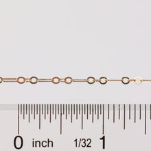 Load image into Gallery viewer, Marlee Permanent Jewelry Chain, Cable Paperclip Design, Long and Short Links, Available in Gold Options and Silver