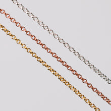 Load image into Gallery viewer, Olivia Permanent Jewelry Chain, Double Cable Design, Double Links, Available in Gold Filled and Silver