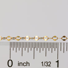 Load image into Gallery viewer, Robyn Permanent Jewelry Chain, Dapped Cable Design, Oval Links, Available in Gold Options