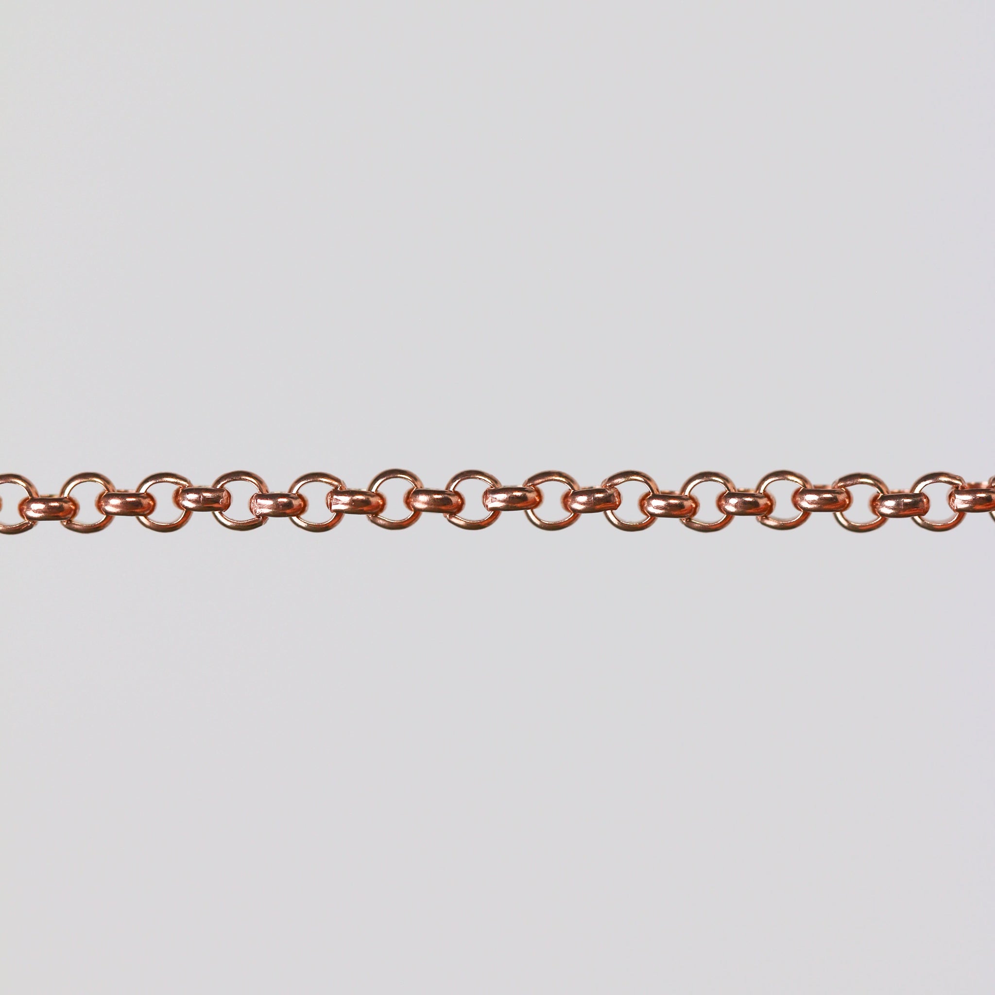 Nicole Permanent Jewelry Chain, Rolo Design, Uniform Round Links, Avai ...