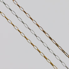 Load image into Gallery viewer, Sarah Permanent Jewelry Chain, Rolo Design, Long Links, Available in Gold Options and Silver