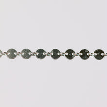 Load image into Gallery viewer, Shaylee Permanent Jewelry Chain, Disk Design, Small Round Links, Available in Gold Filled and Silver