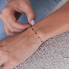 Load image into Gallery viewer, Silvia Permanent Jewelry Chain, Enamel Cable Links, Available in Multiple Colors, Gold Filled and Sterling Silver