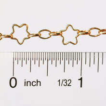 Load image into Gallery viewer, Stella Permanent Jewelry Chain, Star Design, Alternating Oval Links, Available in Gold Filled and Sterling Silver