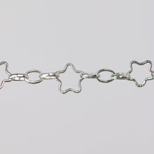 Load image into Gallery viewer, Stella Permanent Jewelry Chain, Star Design, Alternating Oval Links, Available in Gold Filled and Sterling Silver