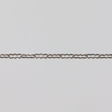 Load image into Gallery viewer, Hannah Permanent Jewelry Chain, Crinkled Paperclip Design and Links, Available in Gold Options and Silver