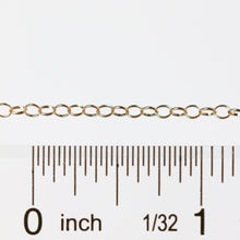 Load image into Gallery viewer, Lucy Permanent Jewelry Chain, Belcher Design, Round Links, Available in Gold Options and Silver