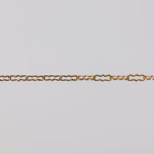 Load image into Gallery viewer, Hannah Permanent Jewelry Chain, Crinkled Paperclip Design and Links, Available in Gold Options and Silver